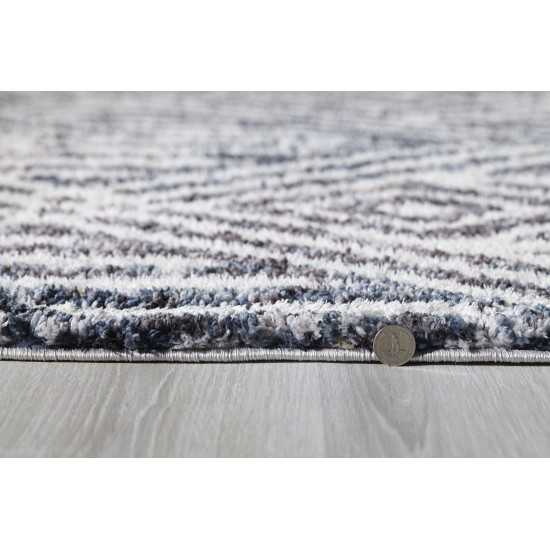 Bungalow Grey/Ivory Montauk 8'9" x 13' Rug