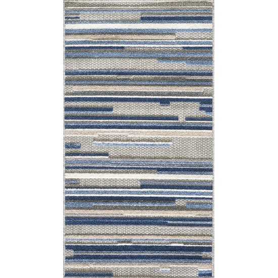 Calla Blue Denni 2'2" x 4' Rug