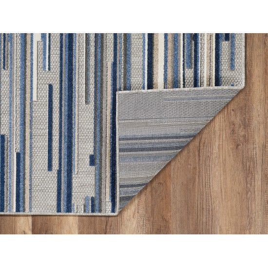 Calla Blue Denni 2'2" x 4' Rug