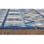 Calla Grey/Blue Aztec 7'10" x 9'10" Rug