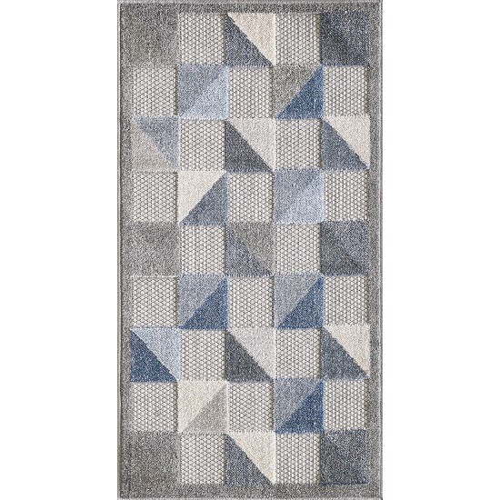 Calla Blue Scope 2'2" x 4' Rug