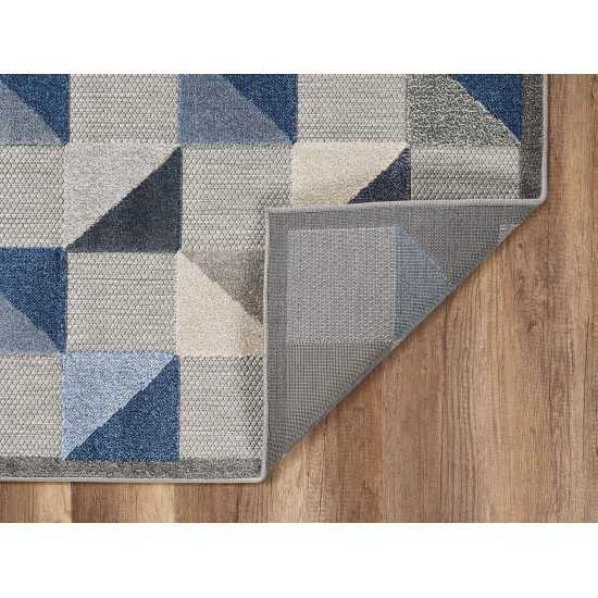 Calla Blue Scope 2'2" x 4' Rug