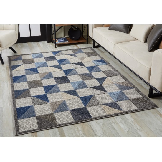 Calla Blue Scope 2'2" x 4' Rug