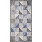 Calla Blue Scope 5'3" x 7' Rug