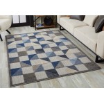 Calla Blue Scope 6'7" x 9' Rug