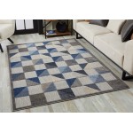 Calla Blue Scope 7'10' Round Rug