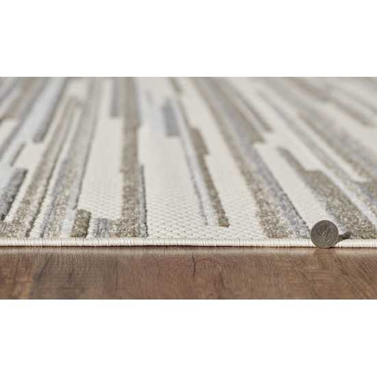 Calla Grey Denni 6'7" x 9' Rug
