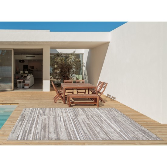 Calla Grey Denni 6'7" x 9' Rug