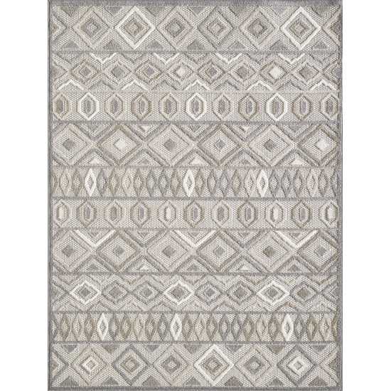 Calla Grey Aztec 2'2" x 4' Rug