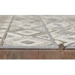 Calla Grey Aztec 7'10' Round Rug