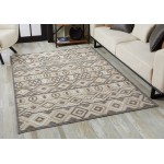 Calla Grey Aztec 7'10' Round Rug