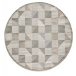 Calla Grey Scope 7\'10\' Round Rug
