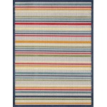 Calla Ivory/Multi Stripes 2'2" x 4' Rug
