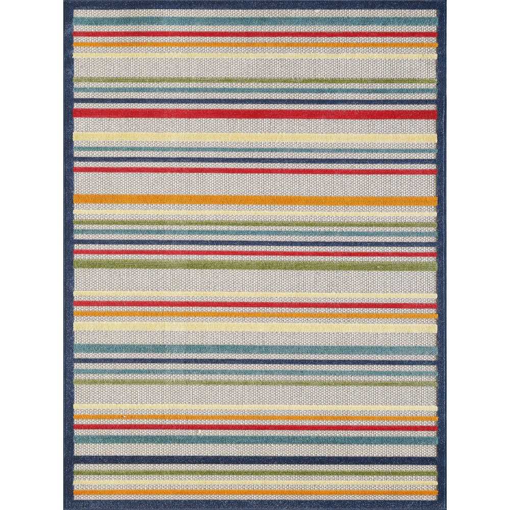 Calla Ivory/Multi Stripes 2'2" x 4' Rug Calla Ivory/Multi Stripes 2'2" x 4' Rug