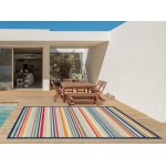 Calla Ivory/Multi Stripes 2'2" x 4' Rug