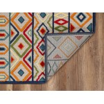 Calla Ivory/Multi Aztec 2'2" x 4' Rug