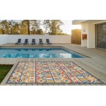 Calla Ivory/Multi Aztec 2'2" x 4' Rug