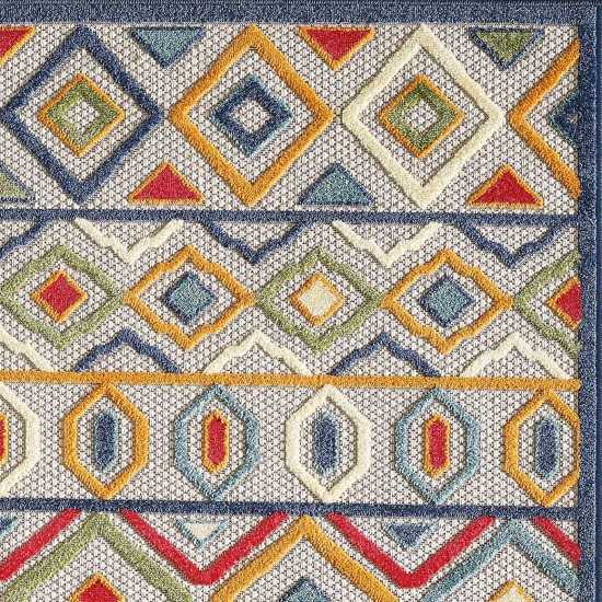 Calla Ivory/Multi Aztec 2'2" x 4' Rug