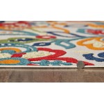 Calla Ivory/Multi Leila 2'2" x 4' Rug