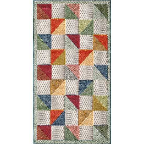 Calla Ivory/Multi Scope 2'2" x 4' Rug