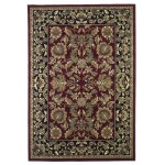 Cambridge Red/Black Kashan 20" x 31" Rug