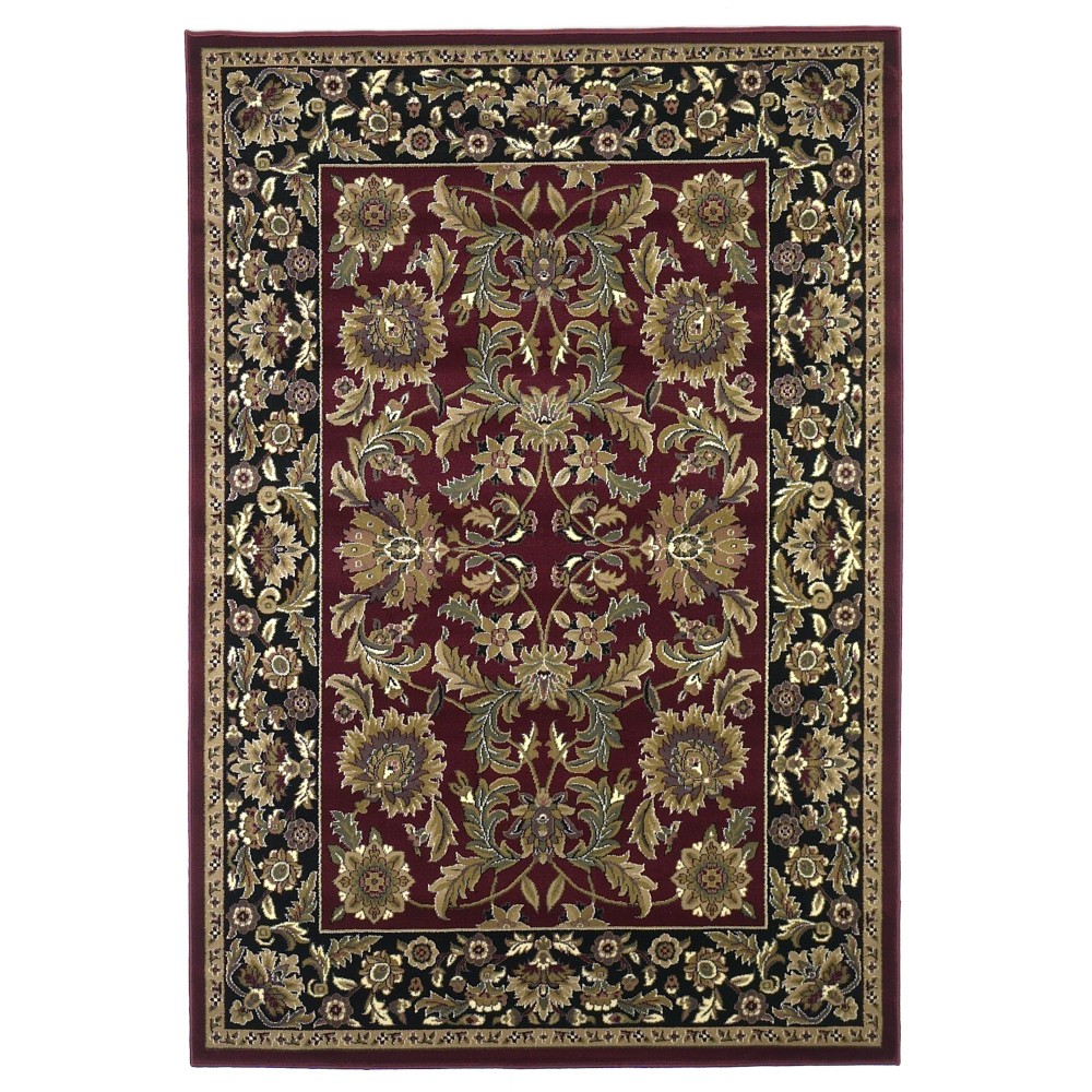 Cambridge Red/Black Kashan 20" x 31" Rug