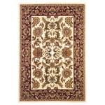 Cambridge 7303 Ivory/Red Kashan 7'7" x 10'10" Rug
