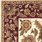 Cambridge 7303 Ivory/Red Kashan 7'7" x 10'10" Rug