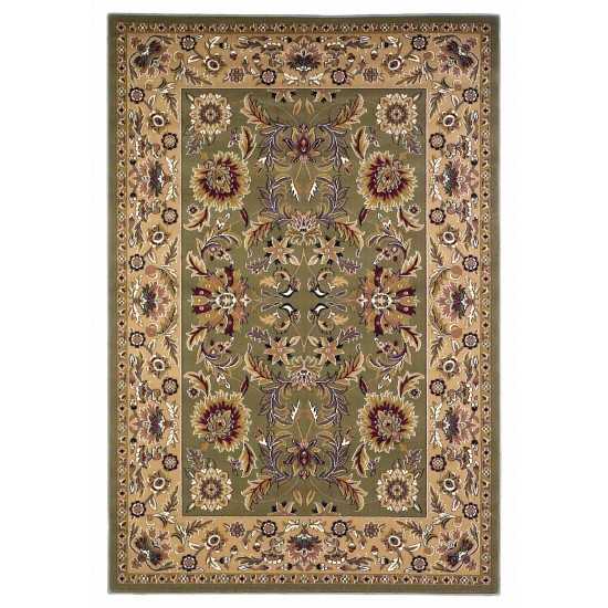 Cambridge Green/Taupe Kashan 20" x 31" Rug