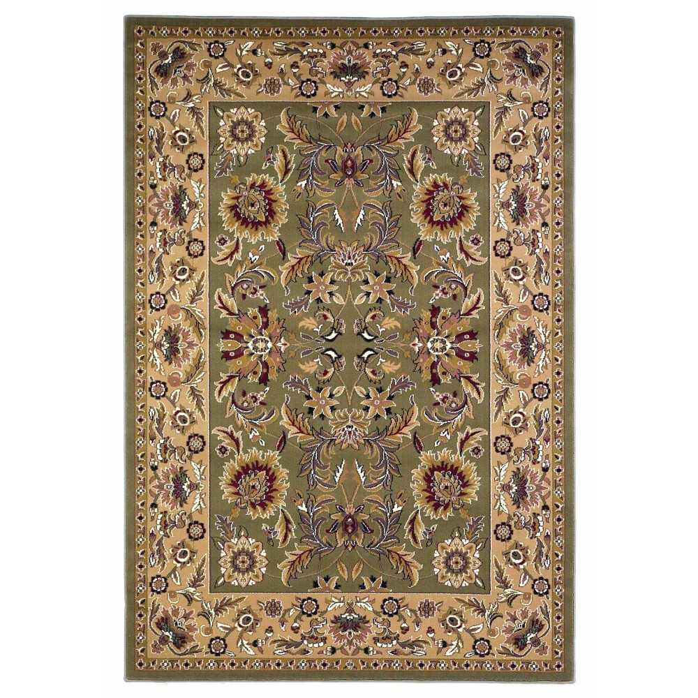 Cambridge Green/Taupe Kashan 20" x 31" Rug