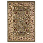 Cambridge Green/Taupe Kashan 5'3" x 7'7" Rug