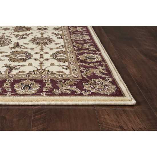 Cambridge 7312 Ivory/Red Kashan 20" x 31" Rug