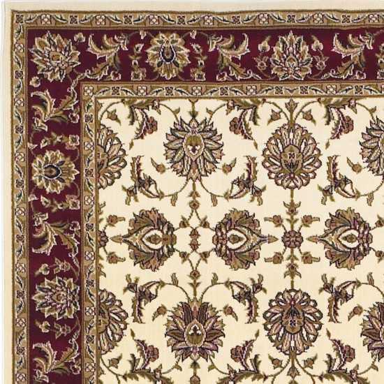 Cambridge 7312 Ivory/Red Kashan 2'2" x 7'11" Runner Rug