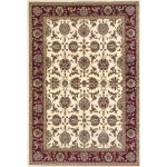 Cambridge 7312 Ivory/Red Kashan 7'7" x 10'10" Rug