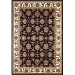 Cambridge Black/Ivory Kashan 20" x 31" Rug