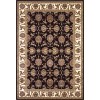 Cambridge Black/Ivory Kashan 9'10" X 13'2" Rug