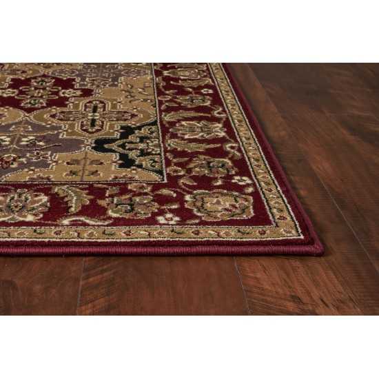 Cambridge Red Kashan Panel 20" x 31" Rug