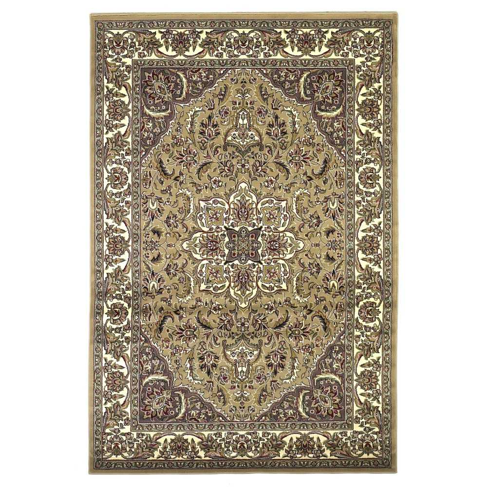 Cambridge Beige/Ivory Kashan Medallion 20" x 31" Rug