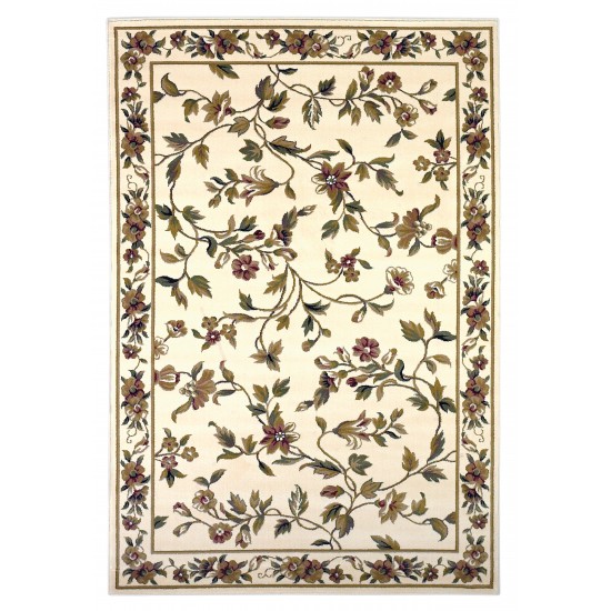 Cambridge Ivory Floral Vine 20" x 31" Rug