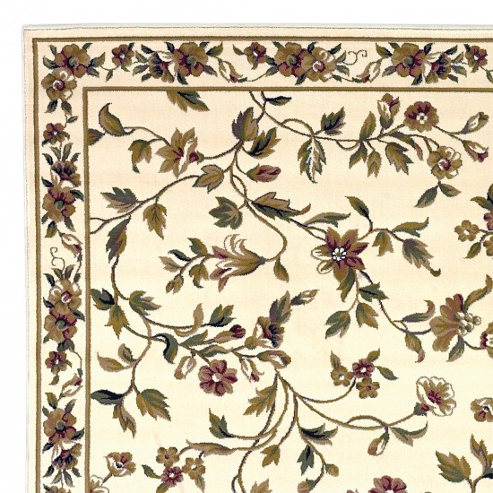 Cambridge Ivory Floral Vine 2'2" x 7'11" Runner Rug