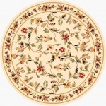 Cambridge Ivory Floral Vine 7'7" Round Rug