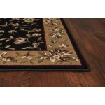 Cambridge Black/Beige Floral Delight 20" x 31" Rug