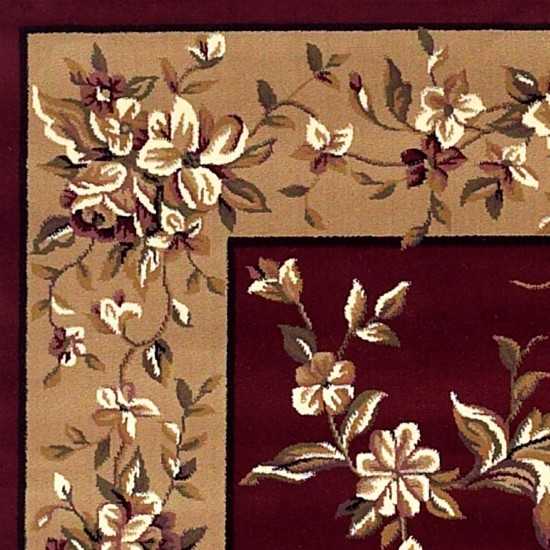 Cambridge Red/Beige Floral Delight 20" x 31" Rug