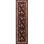 Cambridge Red/Beige Floral Delight 2'2" x 7'11" Runner Rug