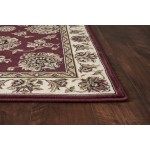 Cambridge Red/Ivory Floral Mahal 20" x 31" Rug