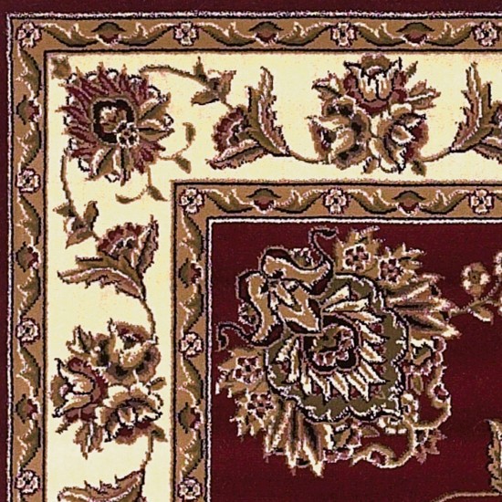 Cambridge Red/Ivory Floral Mahal 20" x 31" Rug