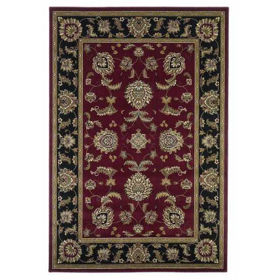 Cambridge Red/Black Bijar 2'3" x 3'3" Rug