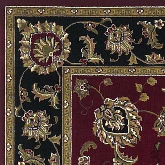 Cambridge Red/Black Bijar 3'3" x 4'11" Rug