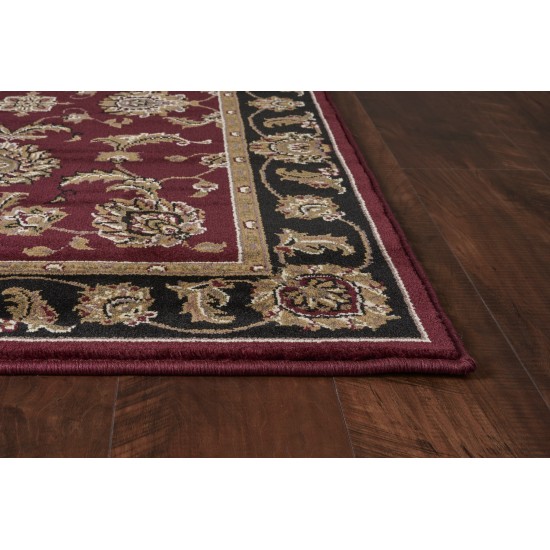 Cambridge Red/Black Bijar 3'3" x 4'11" Rug