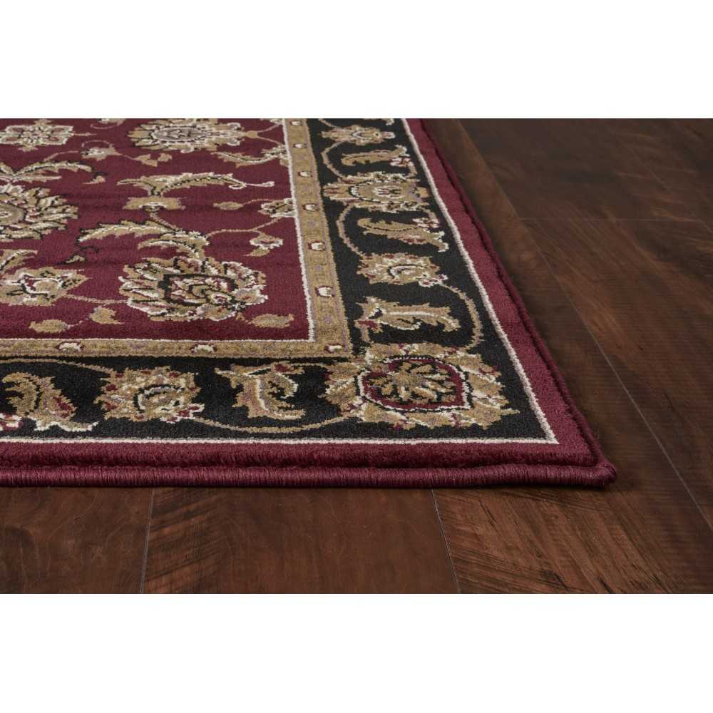 Cambridge Red/Black Bijar 7'7" Round Rug